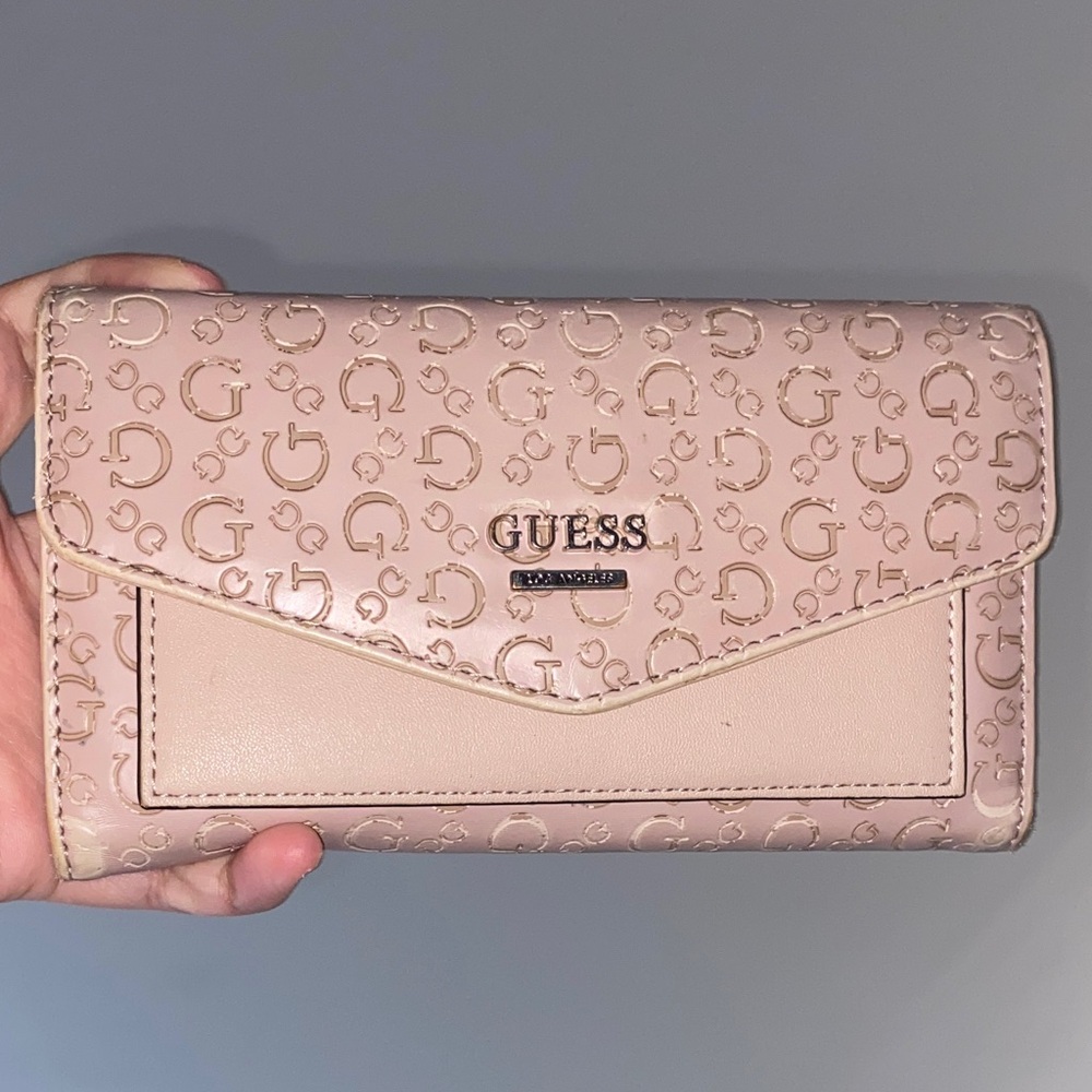 GUESS Blush Logo Wallet